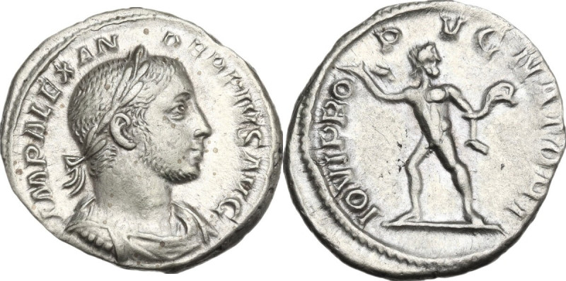 Severus Alexander (222-235). AR Denarius, 231-235. Obv. IMP ALEXANDER PIVS AVG. ...