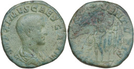 Maximus as Caesar (235-238). AE Sestertius, Rome mint, 236-238. Obv. MAXIMVS CAES GERM. Bust of Maximus, bare-headed, draped, right. Rev. PRINCIPI IVV...