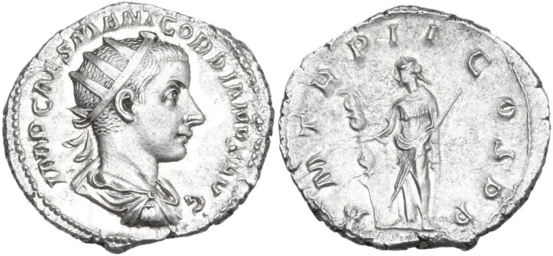 Gordian III (238-244). AR Antoninianus, 240 AD. Obv. IMP GORDIANVS PIVS FEL AVG....