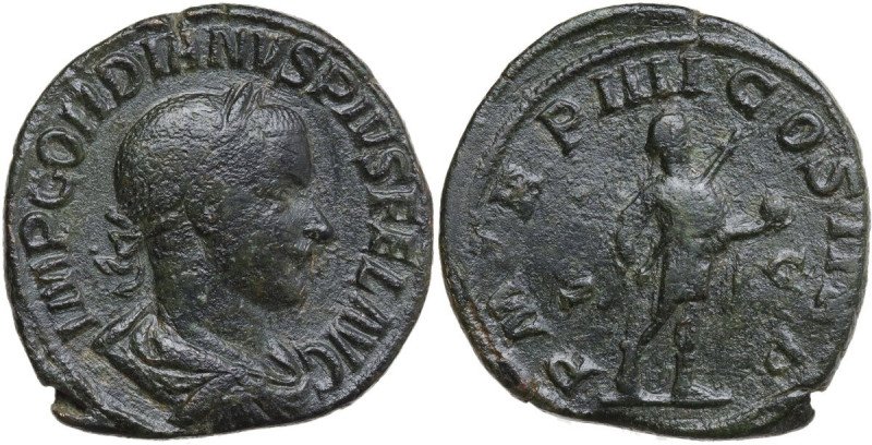 Gordian III (238-244). AE Sestertius, Rome mint, 241-244. Obv. IMP GORDIANVS PIV...