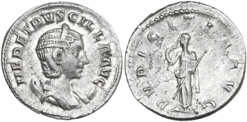 Herennia Etruscilla, wife of Trajan Decius (249-251). AR Antoninianus, Rome mint...