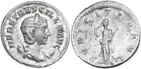 Herennia Etruscilla, wife of Trajan Decius (249-251). AR Antoninianus, Rome mint, 249-251. Obv. HER ETRVSCILLA AVG. Bust of Herennia Etruscilla, diade...