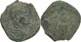 Trebonianus Gallus (251-253). AE Sestertius, Rome mint, 251-253. Obv. IMP CAES C VIBIVS TREBONIANVS GALLVS AVG. Bust of Trebonianus Gallus, laureate, ...