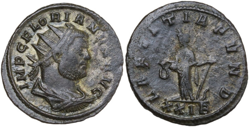 Florian (276 AD). AE Antoninianus, Rome mint. Obv. IMP C FLORIANVS AVG. Radiate,...