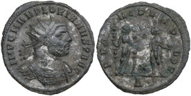 Florian (276 AD). BI Antoninianus, Serdica mint, 276 AD. Obv. IMP C M AN FLORIANVS P AVG. Bust of Florian, radiate, draped, right or bust of Florian, ...