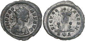 Probus (276-282). BI Antoninianus, Rome mint. Obv. IMP PROBVS AVG. Radiate, draped and cuirassed bust right. Rev. VICTORIA GERM. Trophy between two ca...