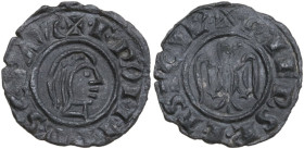 Italy. Frederick II Hohenstaufen (1197-1250). BI Denaro 1243, Brindisi mint. Sp. 128; Travaini 1993 35; D'Andrea 162. BI. 0.87 g. 17.50 mm. About EF. ...