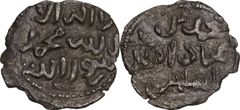Italy. Muhammad Ibn' Abbad (1220). Denaro, Entella mint. Sp. -; MEC 14, 574/5; D...