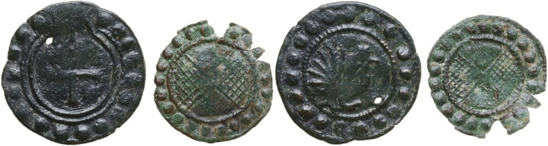 Italy. Repubblica (Sec. XIII-1532). Lot of two (2) AE Tesserae, Firenze mint. MI...