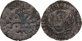 Italy. Anonime Consortili (1581-1601). AE Sesino al tipo veneziano; San Marcello in the legend. Frinco mint. CNI 97/112; MIR (Piem. Sard. Lig. Cors.) ...