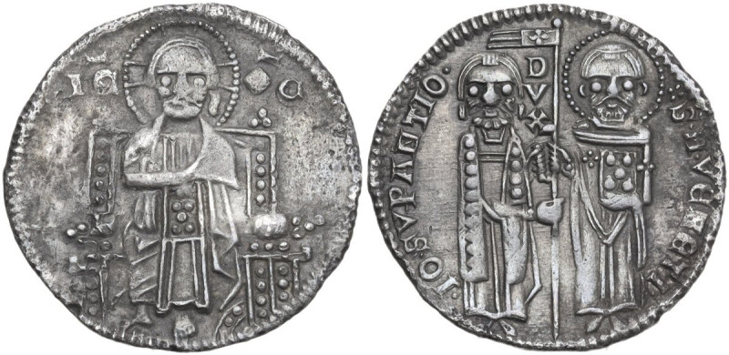 Italy. Giovanni Soranzo (1312-1328). AR Grosso matapan, Venezia mint. CNI tav. I...