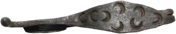 SILVER 'LA TENE' BROOCH Celtic Iron Age, c. 2nd century BC. Silver La Tène I typ...