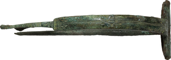 IMPRESSIVE GALLO-ROMAN FIBULA Roman period, c. 1st-3rd century AD. Large Gallo-R...