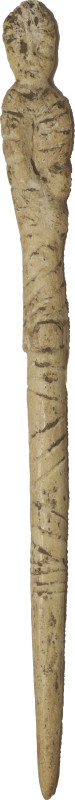 BONE DRESS NEEDLE Roman period, c. 3rd century AD. Fascinating large Roman dress...