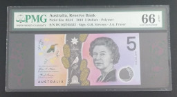 Australia, 5 Dollars, 2016, UNC, p62a