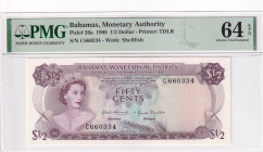 Bahamas, 1/2 Dollar, 1968, UNC, p26a