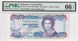 Bahamas, 100 Dollars, 1992, UNC, p56