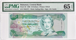 Bahamas, 10 Dollars, 1996, UNC, p59