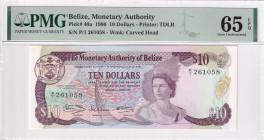 Belize, 10 Dollars, 1980, UNC, p40a