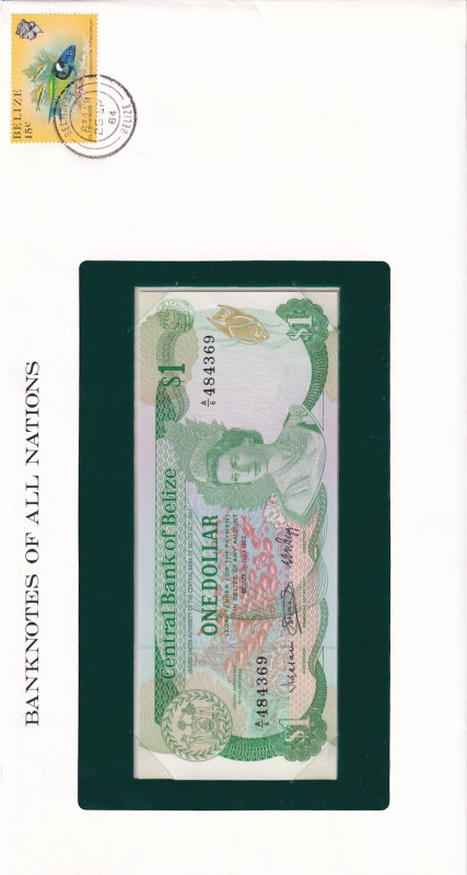 Belize, 1 Dollar, 1983, UNC, p43a, FOLDER

Estimate: USD 50-100