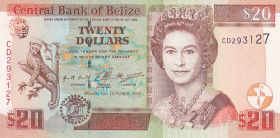 Belize, 20 Dollars, 2000, UNC, p63b