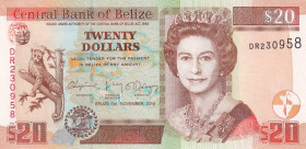Belize, 20 Dollars, 2014, UNC, p69e