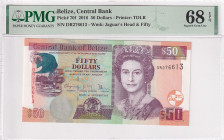 Belize, 50 Dollars, 2016, UNC, p70f