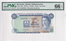 Bermuda, 1 Dollar, 1982, UNC, p28b