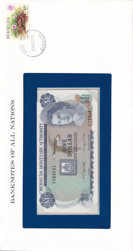 Bermuda, 1 Dollar, 1982, UNC, p28b, FOLDER

Estimate: USD 25-50