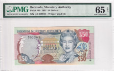 Bermuda, 50 Dollars, 2007, UNC, p54b