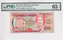Bermuda, 100 Dollars, 2000, UNC, p55a