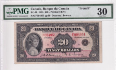 Canada, 20 Dollars, 1935, VF, p47