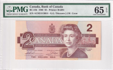 Canada, 2 Dollars, 1986, UNC, p55b