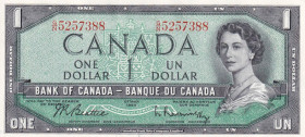 Canada, 1 Dollar, 1954, UNC, p74b