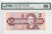 Canada, 2 Dollars, 1986, UNC, p94a