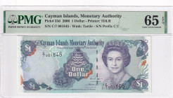 Cayman Islands, 1 Dollar, 2006, UNC, p33d