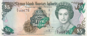 Cayman Islands, 5 Dollars, 2009, UNC, p34b