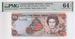 Cayman Islands, 25 Dollars, 2006, UNC, p36a