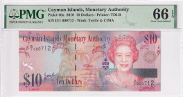 Cayman Islands, 10 Dollars, 2010, UNC, p40a