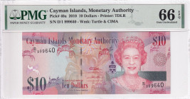 Cayman Islands, 10 Dollars, 2010, UNC, p40a