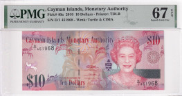 Cayman Islands, 10 Dollars, 2010, UNC, p40a
