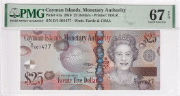 Cayman Islands, 25 Dollars, 2010, UNC, p41a