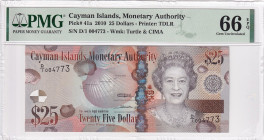 Cayman Islands, 25 Dollars, 2010, UNC, p41a