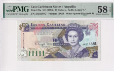 East Caribbean States, 50 Dollars, 1993, AUNC, p29u