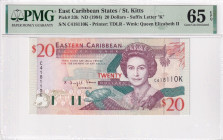 East Caribbean States, 20 Dollars, 1994, UNC, p33k