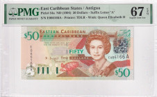 East Caribbean States, 50 Dollars, 1994, UNC, p34a