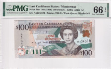 East Caribbean States, 100 Dollars, 1998, UNC, p36m