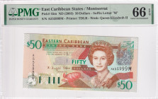 East Caribbean States, 50 Dollars, 2003, UNC, p45m