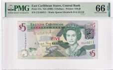 East Caribbean States, 5 Dollars, 2008, UNC, p47a