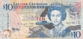 East Caribbean States, 10 Dollars, 2008, FINE, p48a